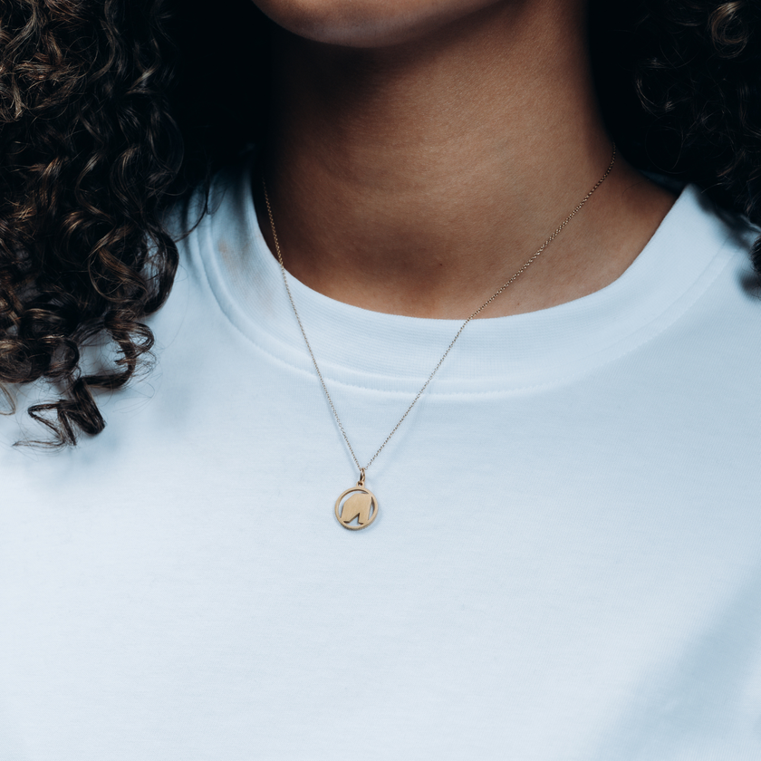 064. Pendant Round A gold