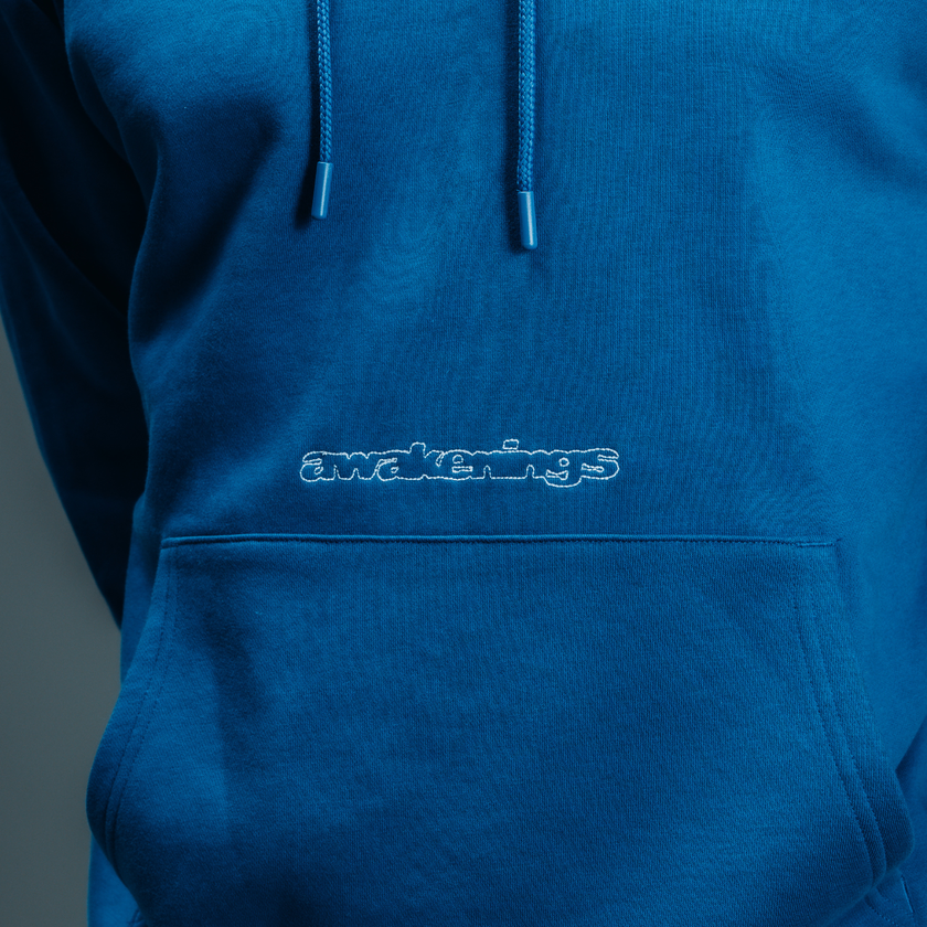 022. Hoodie A Royal Blue oversized fit