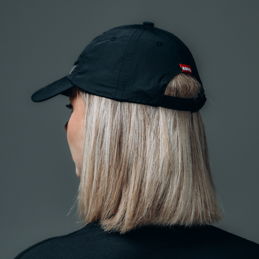 056. Dad Cap Technical black