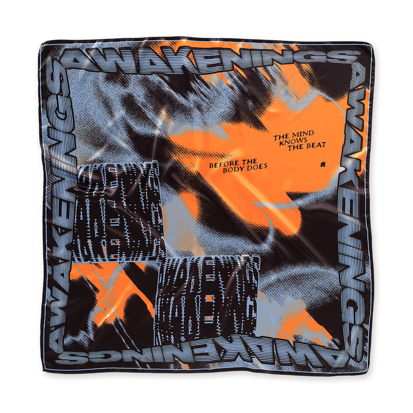 066. Bandana Theme purple/orange black
