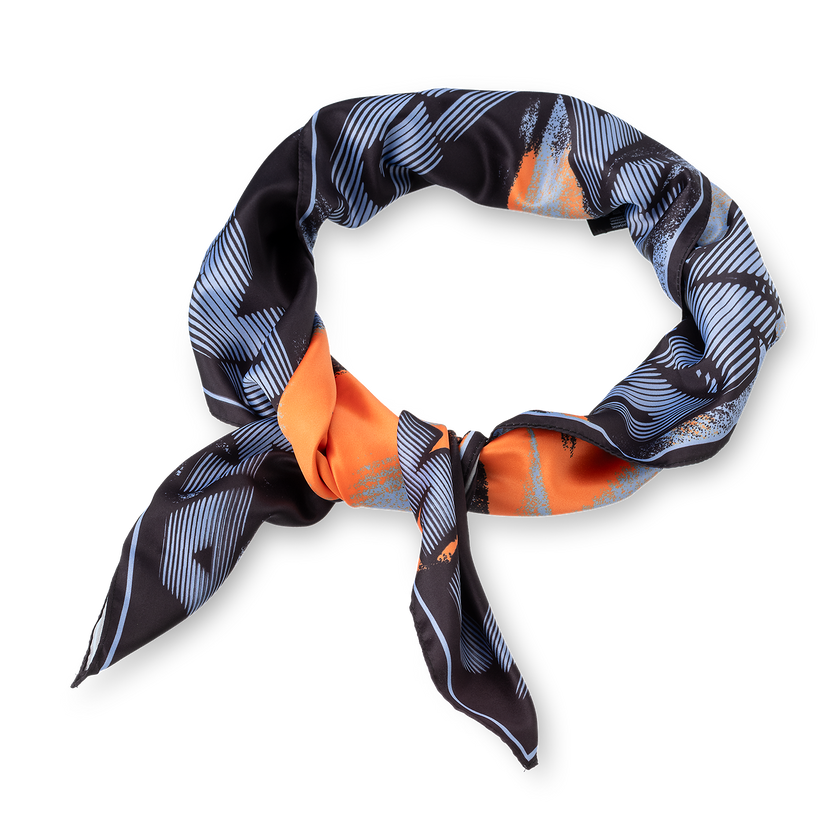 066. Bandana Theme purple/orange black