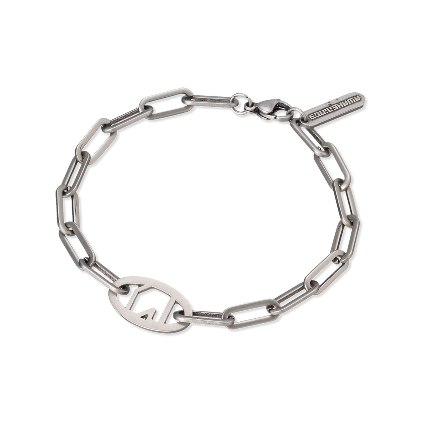 072. Bracelet Large Link silver