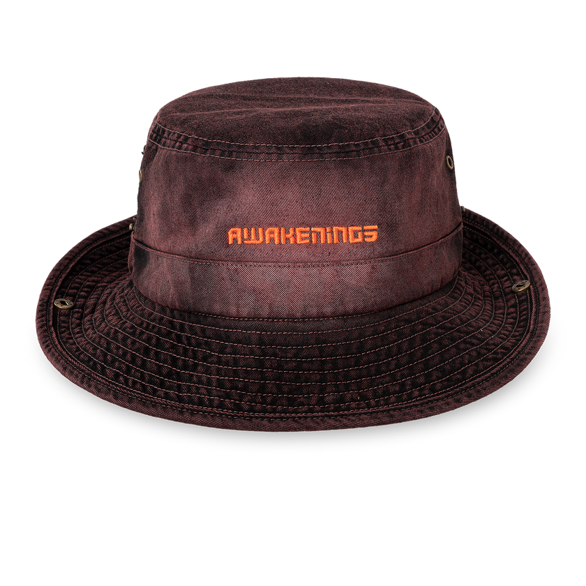 073. Safari Hat washed black