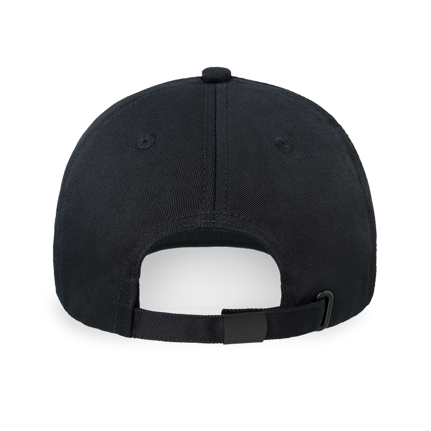 055. Dad cap Round Serie black