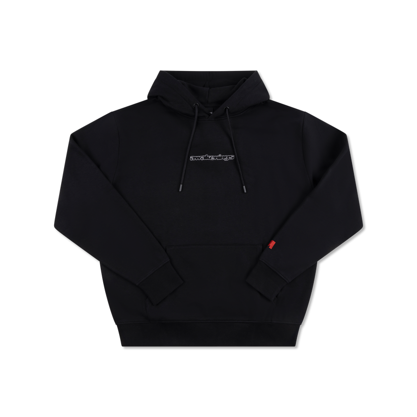 021. Hoodie Round Serie A black oversized fit