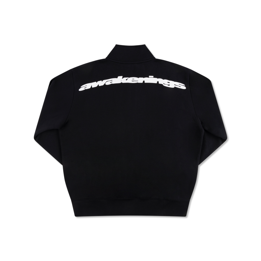 023. Half Zip Black oversized fit
