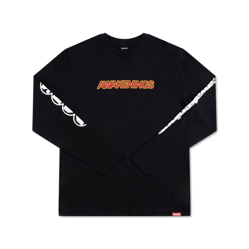 007. Longsleeve Flame A black