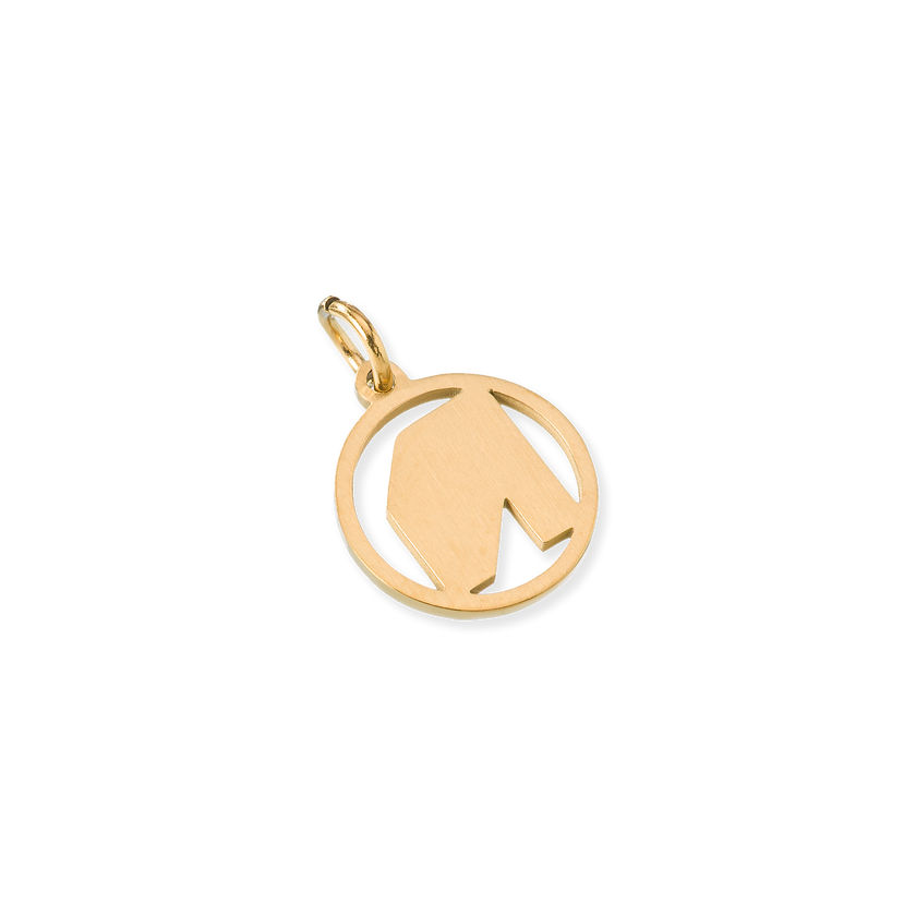 064. Pendant Round A gold