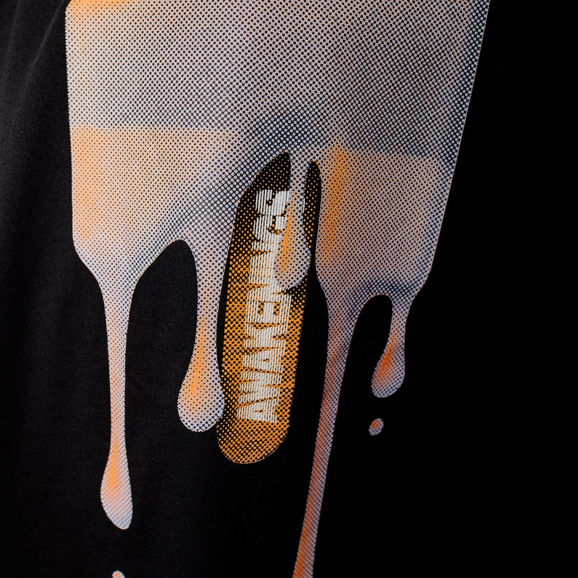 009. T-shirt Ice Cream Black oversized fit