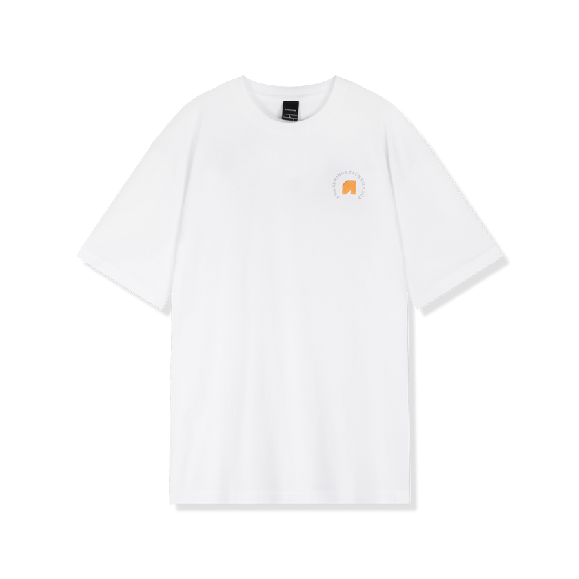 010. T-shirt Running Men White oversized fit