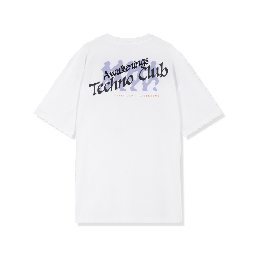 010. T-shirt Running Men White oversized fit